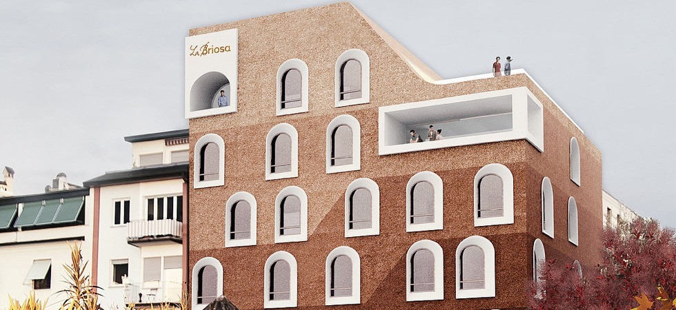 Una costruzione in 'legno lunare' a Bolzano: in arrivo l'hotel "La briosa", struttura storica rinnovata con materiali 'green'